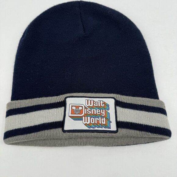 Disney Parks Walt Disney World Unisex Blue Beanie Vacation Disneyland Trip OS - Picture 1 of 9